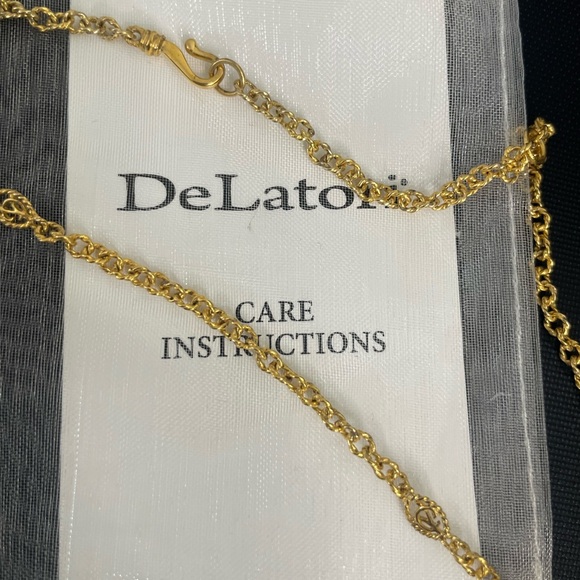 DeLatori by ALOR Citrine Necklace with Box - Picture 12 of 15